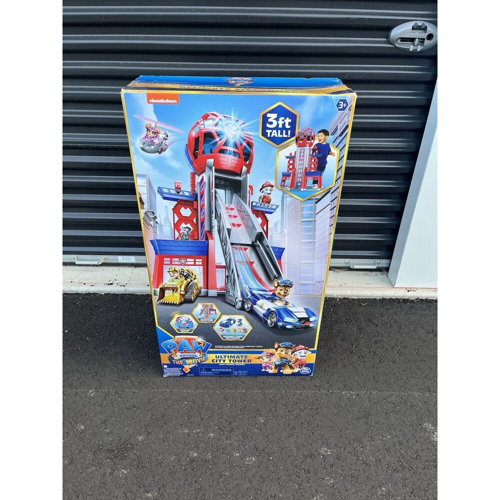 2021 Nickelodeon PAW Patrol The Movie Ultimate City Tower Playset 6 Pup Figures!